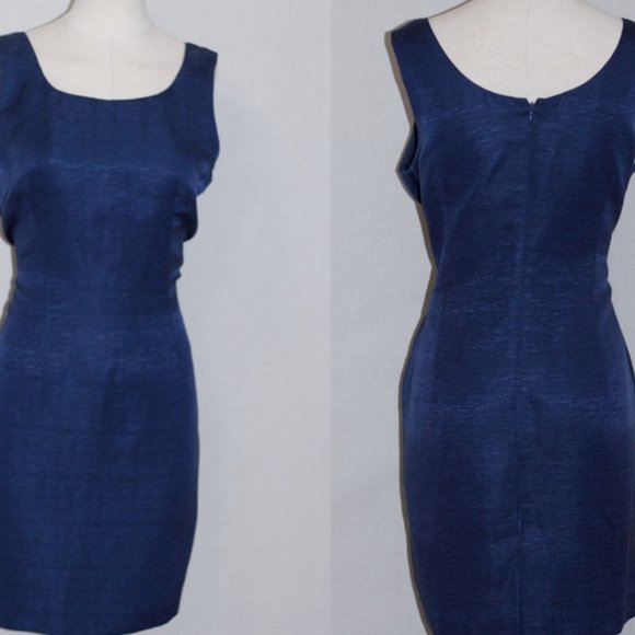 Adrianna Papell Silk Linen Dress - Picture 1 of 11